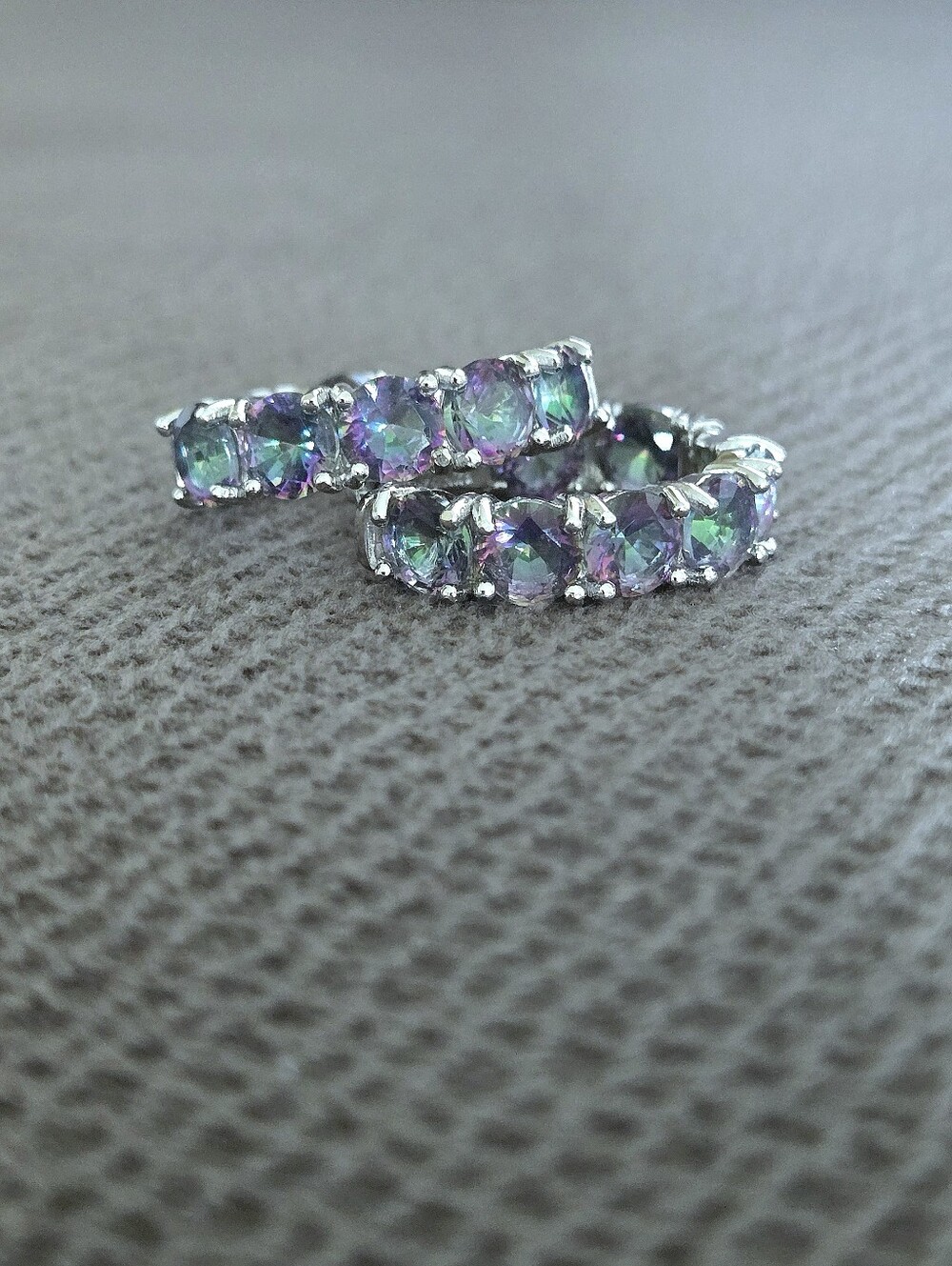 Cote d'Argent Mystic🧙♂️ Quartz Hoops - NWT - Picture 15 of 15